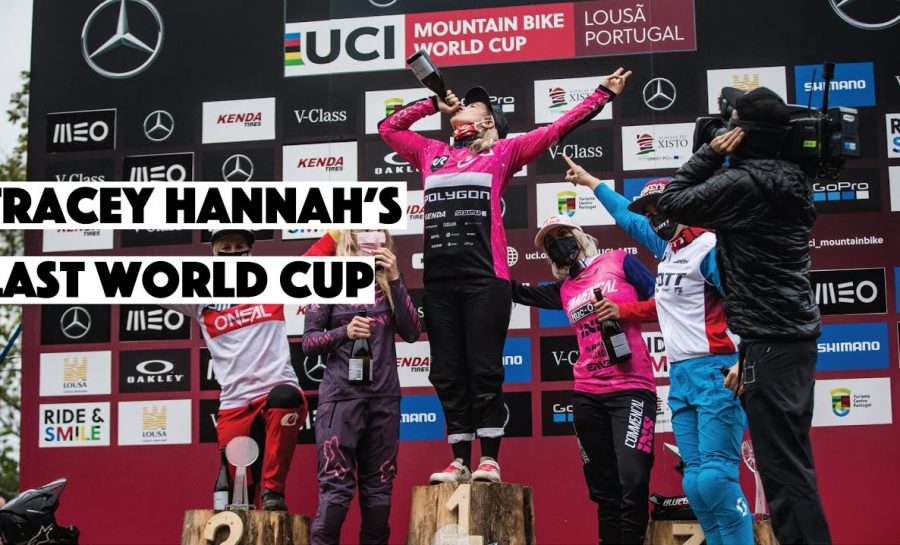 Tracey Hannah Retiring from UCI DH World Cup Racing. This is a video of her last race in Lousa.